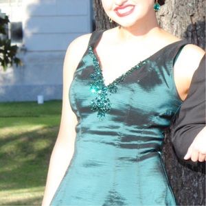 Green formal dress size 4